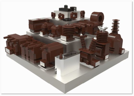หม้อแปลงกระแสไฟฟ้าแรงดันต่ำความถี่ 50/60HZ พร้อมกระแสไฟฟ้าทุติยภูมิพิกัด 1A