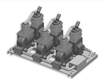 การติดตั้งหม้อแปลงกระแส 12kV MV ขนาดกะทัดรัดการติดตั้งคอลัมน์เหนือเส้นสามเฟส
